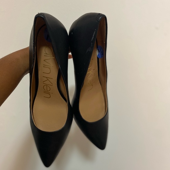 Calvin Klein Black Stiletto Heels - Picture 1 of 3